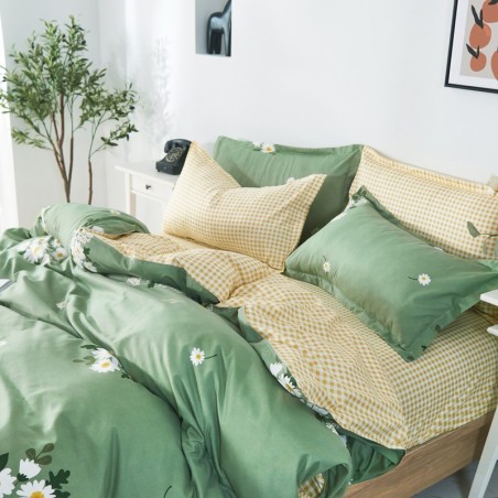Ozland Green: Ditsy Floral Printed Sheet Set
