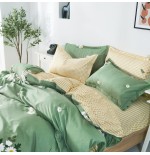 Ozland Green: Ditsy Floral Printed Sheet Set