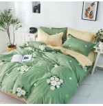 Ozland Green: Ditsy Floral Printed Sheet Set