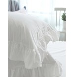 Cute Ruffle Edge Pillowcase - Decorative Bedding Accent