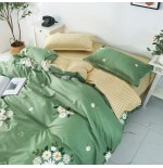 Ozland Green: Ditsy Floral Printed Sheet Set