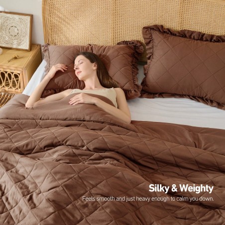 Phoebe Diamond Pattern Comforter Set - All-Season Bedding