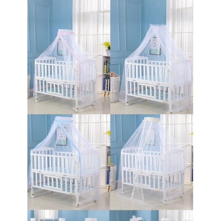 Foldable Round Dome Mosquito Net - Palace Style Bed Canopy