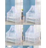 Foldable Round Dome Mosquito Net - Palace Style Bed Canopy