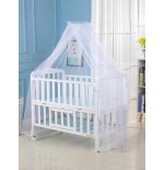 Foldable Round Dome Mosquito Net - Palace Style Bed Canopy