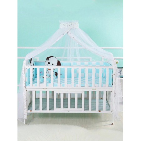 Foldable Round Dome Mosquito Net - Palace Style Bed Canopy