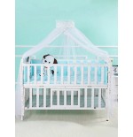 Foldable Round Dome Mosquito Net - Palace Style Bed Canopy