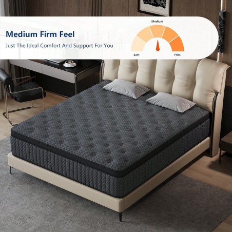Hybrid Pocket Spring Mattress in a Box - Twin to King Sizes