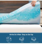 CertiPUR-US Memory Foam Mattress Topper for Back Pain Relief