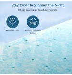 CertiPUR-US Memory Foam Mattress Topper for Back Pain Relief