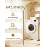 Silky Bed Skirt with Ruffled Hem - Twin to King Sizes