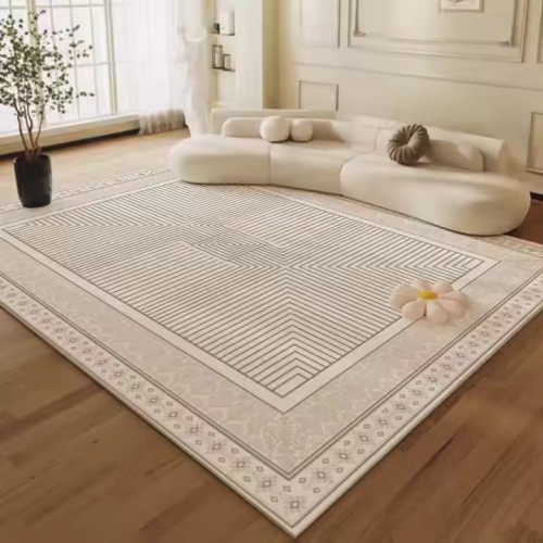 Modern Minimalist Home Living Room Rug - Dustproof, Wear-Resistant, Heat-Dissipating & Water-Absorbent