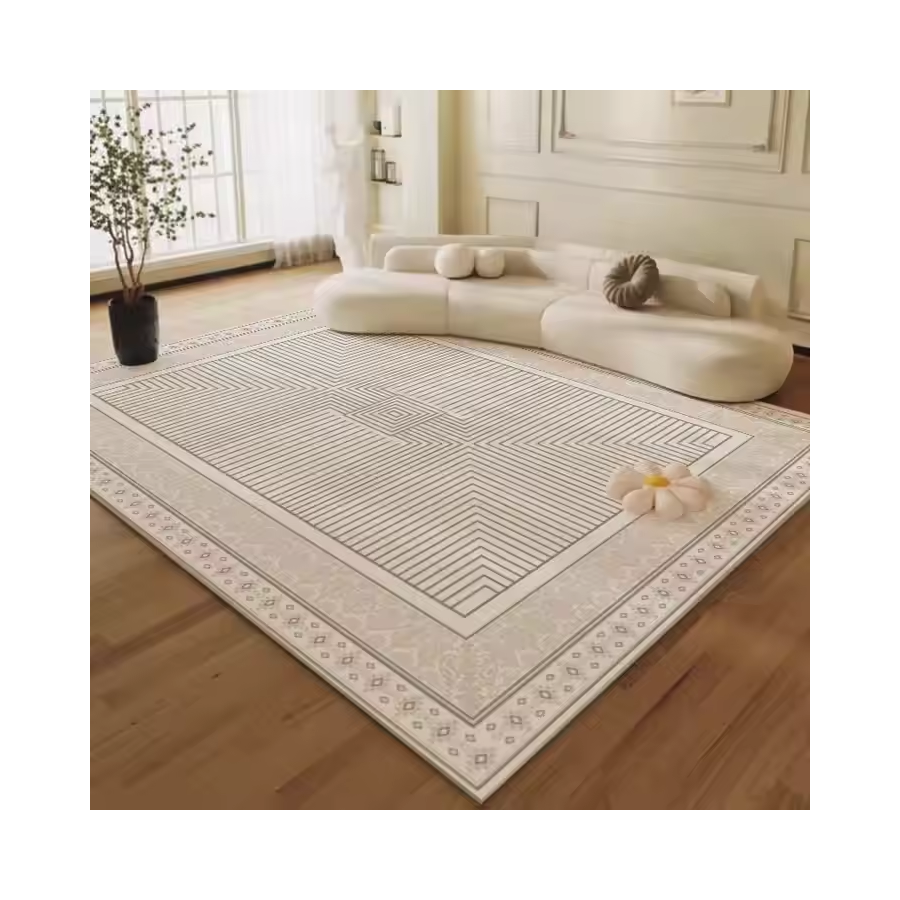 Modern Minimalist Home Living Room Rug - Dustproof, Wear-Resistant, Heat-Dissipating & Water-Absorbent