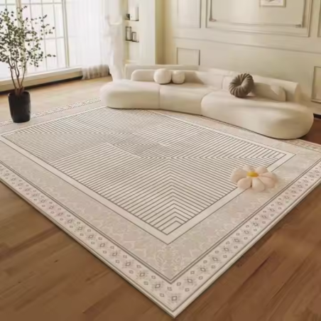 Modern Minimalist Home Living Room Rug - Dustproof, Wear-Resistant, Heat-Dissipating & Water-Absorbent