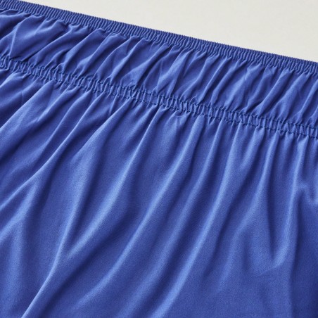 VOLTITO Elastic Bed Ruffle Skirt - 15" Drop Microfiber Adjustable