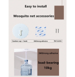 Modern Yellow Polyester Mosquito Net - 1pc Bedroom Netting