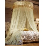 Modern Yellow Polyester Mosquito Net - 1pc Bedroom Netting