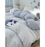 Modern Plaid Duvet Cover - All Season Bedding Quilt Cover