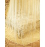Modern Yellow Polyester Mosquito Net - 1pc Bedroom Netting