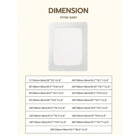 Orange Fitted Sheet & Mattress Protector - Deep Pocket for All Beds