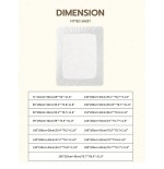 Navy Blue Fitted Sheet & Mattress Protector - Soft, Breathable, Deep Pocket (11.8") for Twin, Full, Queen, King Beds