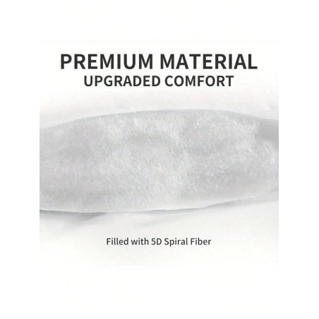 White Microfiber Down Alternative Comforter - Quilted Grid Duvet Insert