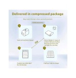 White Microfiber Down Alternative Comforter - Quilted Grid Duvet Insert