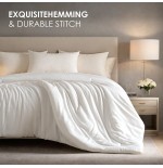 All-Season Quilted Down Comforter - Fluffy & Luxurious Duvet Insert