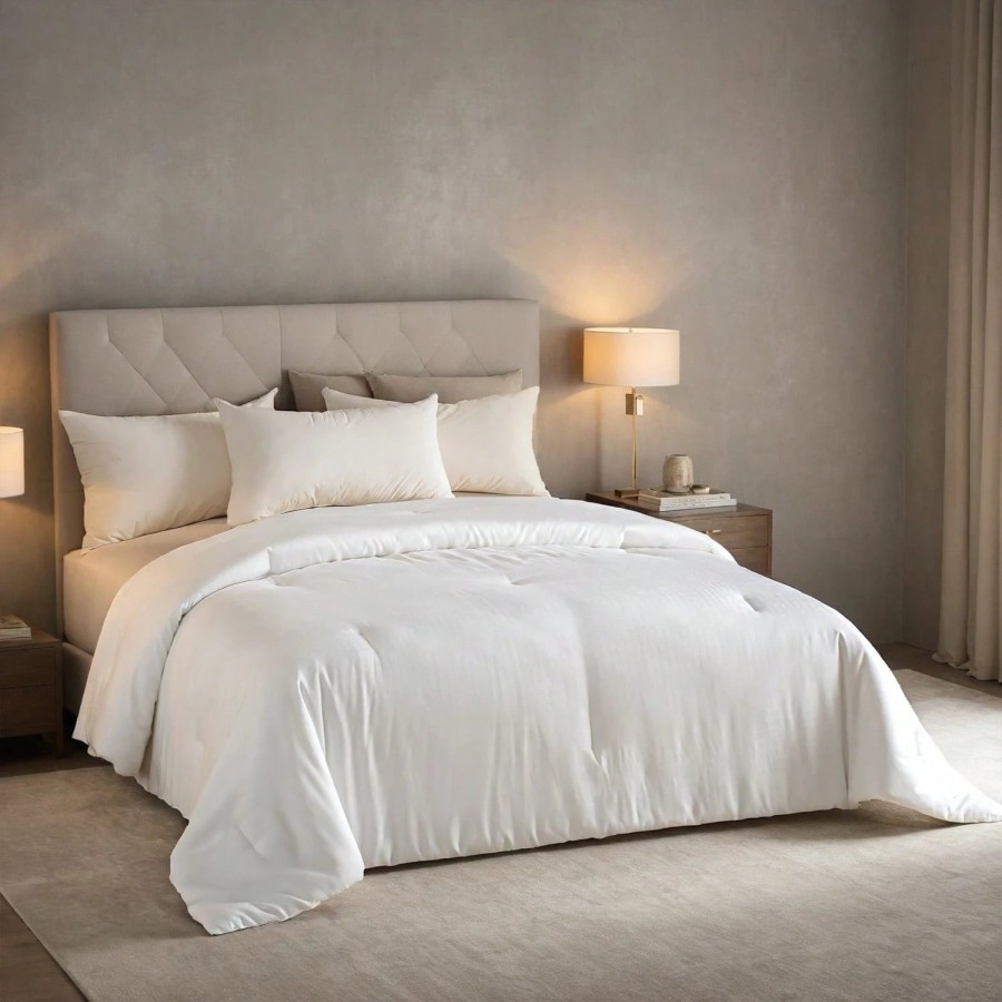 All-Season Quilted Down Comforter - Fluffy & Luxurious Duvet Insert