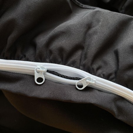 MOOWOO Pink Ruffle Lace Duvet Cover Set - 2 Piece Twin Bedding