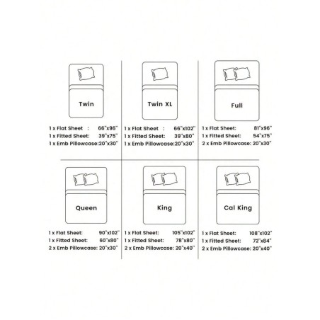 4-Piece Luxury Hotel Sheet Set - Cooling Summer Bedding