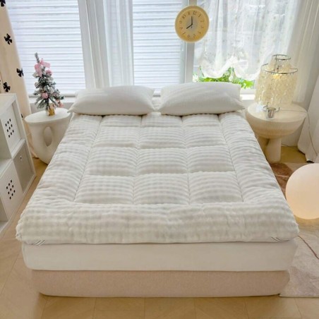 Oaskys Cute Soft Mattress Topper - 6-8cm Quilted Sleeping Pad