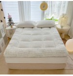 Oaskys Cute Soft Mattress Topper - 6-8cm Quilted Sleeping Pad