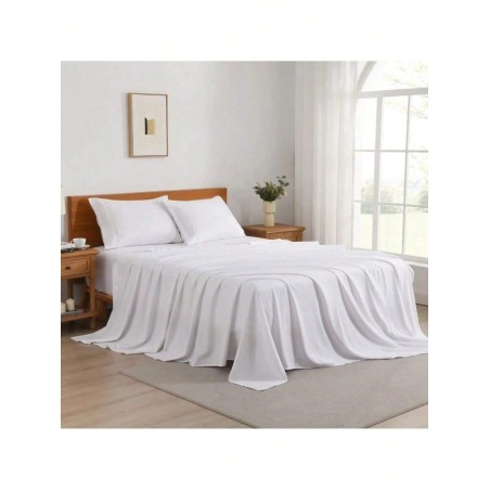 4-Piece Luxury Hotel Sheet Set - Cooling Summer Bedding