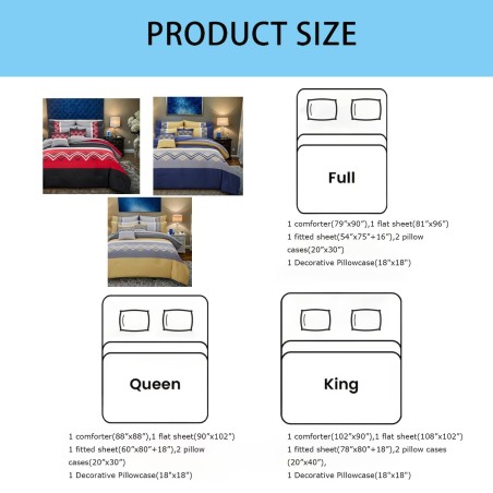 6-Piece Comforter Set - Ultra Warm & Cloud-Soft All-Season Bedding