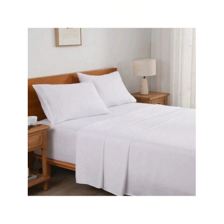 4-Piece Luxury Hotel Sheet Set - Cooling Summer Bedding