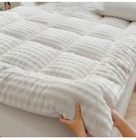Oaskys Cute Soft Mattress Topper - 6-8cm Quilted Sleeping Pad
