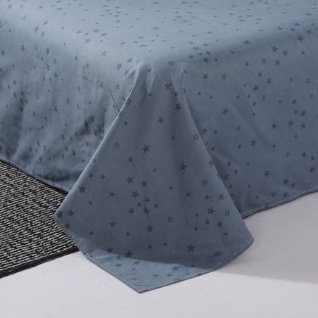 Starry Dreamscape Deep Blue Galaxy Bedding Set