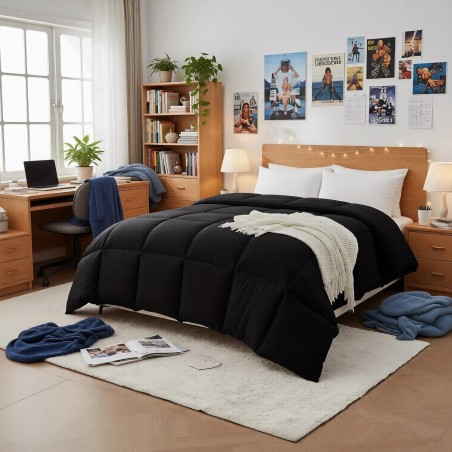 Bohemian Style Checkered Quilt - Breathable, Skin-Friendly & Warm - All-Season Bedding for Bedroom, Hotel, or Gift