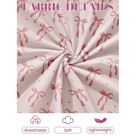 Soft Mattress Protector Fitted Sheet - Bowknot Pattern, Washable