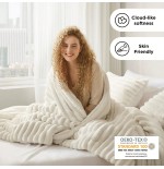 Fluffy Ribbed Cord-Textured Comforter Set | 2/3 Piece Plush Bedding